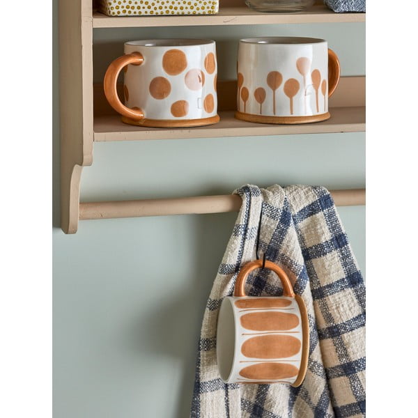 Okera dzeltenas māla krūzes (3 gab.) 450 ml Linora – Bloomingville-image-1