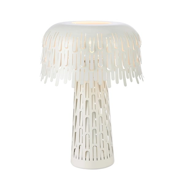 Balta galda lampa ar metāla abažūru (augstums 38 cm) Verbera – Markslöjd