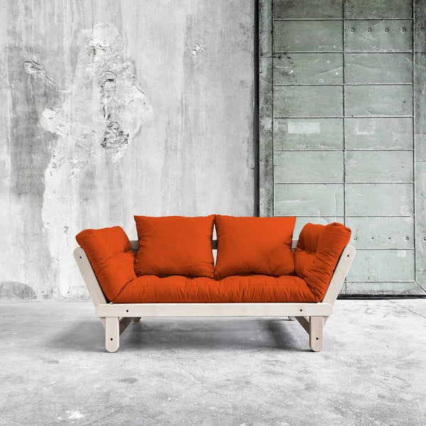 Dīvāns gulta Karup Beat Beech/Orange