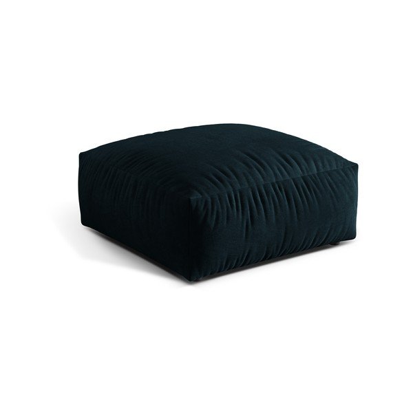 Tumši zils samta modulārais kāju soliņš Martina – Micadoni -image-1