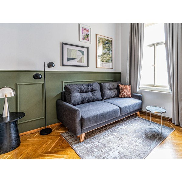 Tumši pelēks izvelkamais dīvāns Bonami Selection Pop-image-1