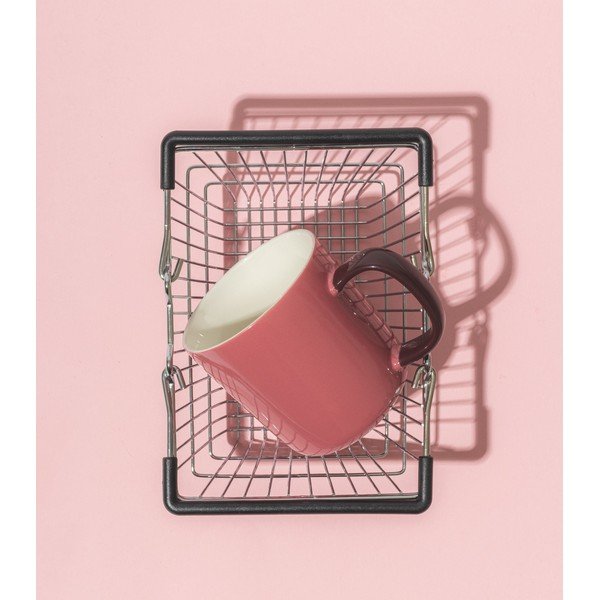 Rozā krūze no sintētiskā kaula porcelāna 370 ml Mae – ONA-image-1