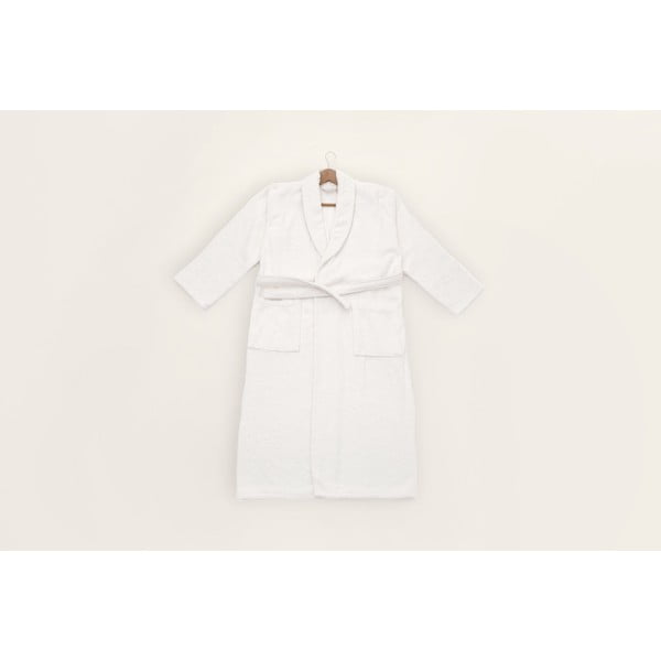 Balts kokvilnas halāts izmērs L/XL – Foutastic-image-1