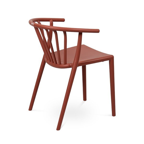 Brūns plastmasas dārza krēsls Capri – Bonami Essentials-image-4