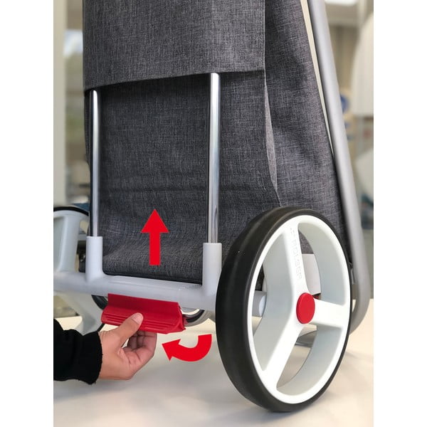 Iepirkumu soma ar riteņiem 53 l Com Tweed Polar Black Tube – Rolser-image-1