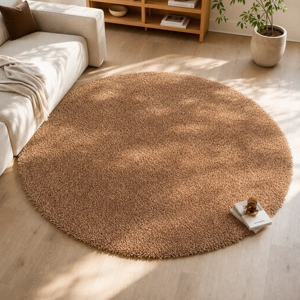 Brūns paklājs Universal Aqua Liso, ø 80 cm-image-4