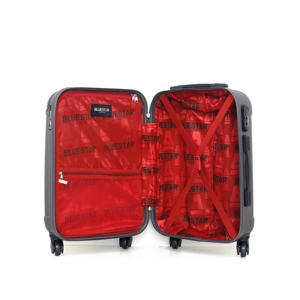 Bluestar San Diego Grey 4 riteņu bagāža-image-3