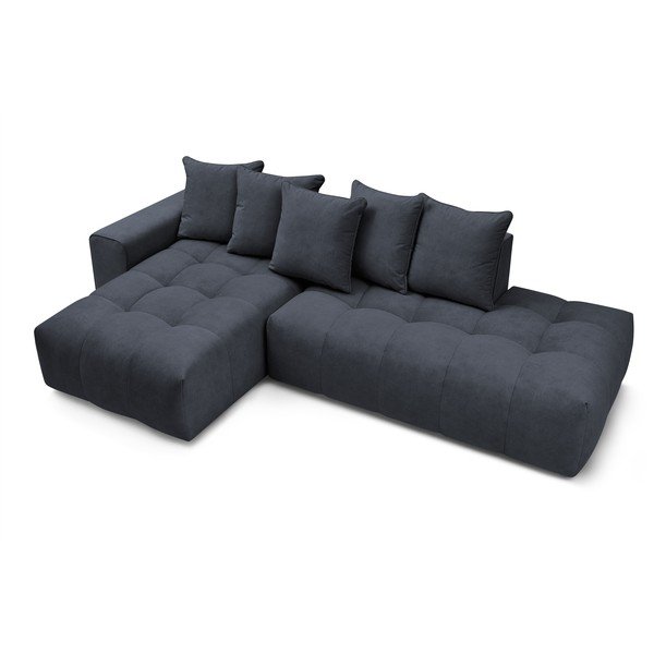 Tumši zils stūra dīvāns (kreisais stūris) Mont–Blanc – Bobochic Paris-image-4