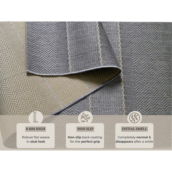 Pelēks āra paklājs Hanse Home Sunshine, 80 x 200 cm-image-3