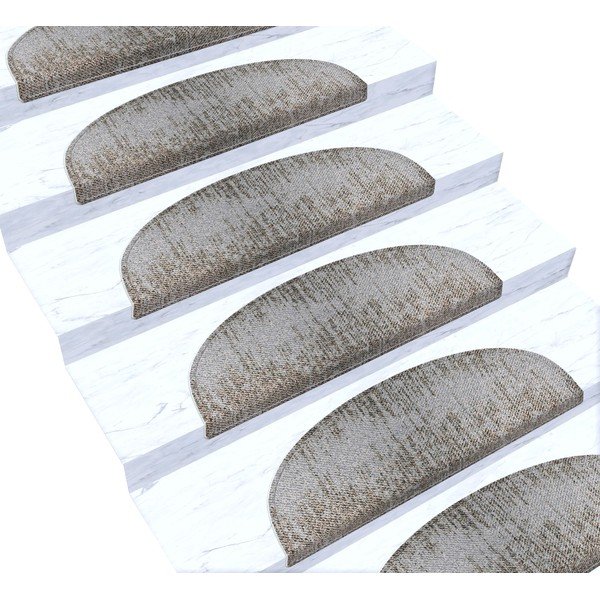 Bēši kāpņu paklāji (16 gab.) 20x65 cm Horizon – Vitaus-image-1