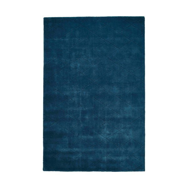 Zils vilnas paklājs Think Rugs Kasbah, 120 x 170 cm