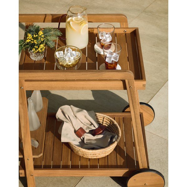 Akācijas masīvkoka servēšanas galdiņš 55x73 cm Felisa – Kave Home-image-3