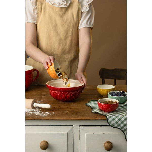 Sarkana akmensmasas bļoda ø 21 cm Fruits Strawberry – Mason Cash-image-4