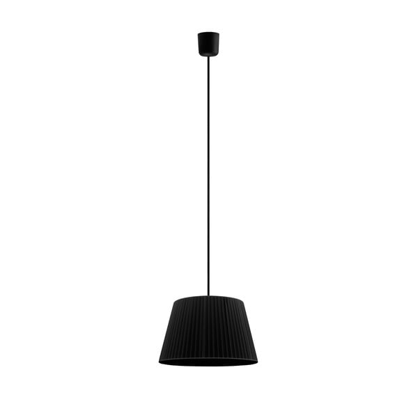 Melna piekaramā lampa Sotto Luce KAMI, Ø 36 cm