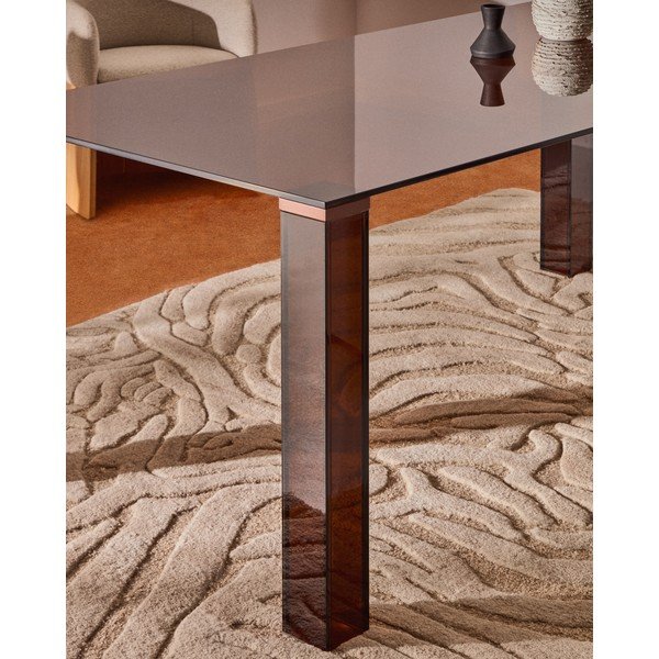 Stikla ēdamgalds 90x160 cm Adularia – Kave Home-image-3