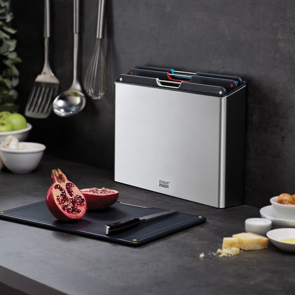 Griešanas dēlīši (4 gab.) ar statīvu 7x35,5 cm Folio – Joseph Joseph-image-1