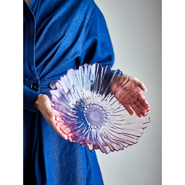 Gaiši rozā stikla bļoda ø 31 cm Mariko – Bloomingville-image-2