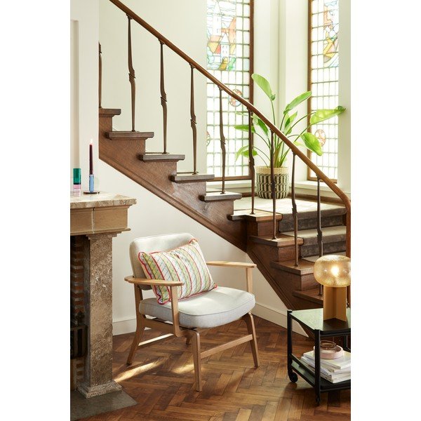 Oranža galda lampa ar stikla abažūru (augstums 36 cm) Podium – Hübsch-image-3