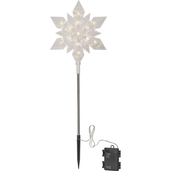 Melns gaismas dekors ar Ziemassvētku motīvu Flocke – Star Trading