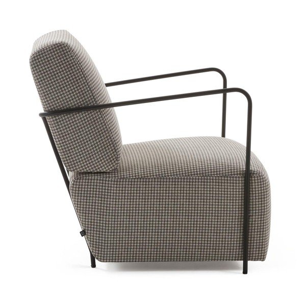 Pelēks atpūtas krēsls Gamer – Kave Home-image-2