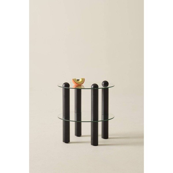 Stikla apaļš sānu galdiņš ø 48 cm Egan – Jotex-image-1