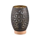 Melna galda lampa (augstums 21 cm) Bidar – Reality