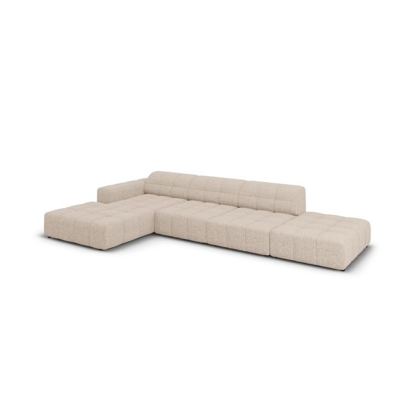 Bēšs stūra dīvāns (ar kreiso stūri) Chicago – Cosmopolitan Design-image-3