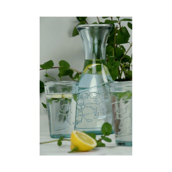 Caurspīdīga pārstrādāta stikla burka Ego Dekor Kluk-image-1