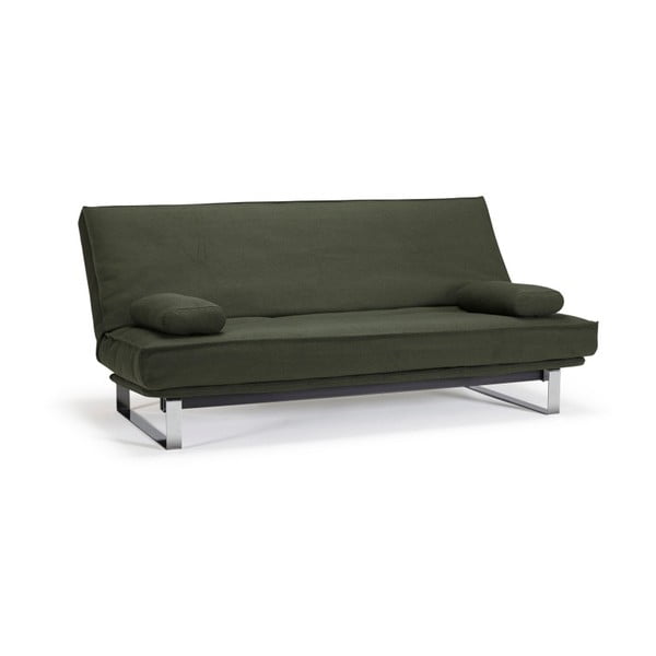 Tumši zaļš dīvāns ar noņemamu pārvalku Inovācija Minimālais Twist tumši zaļš