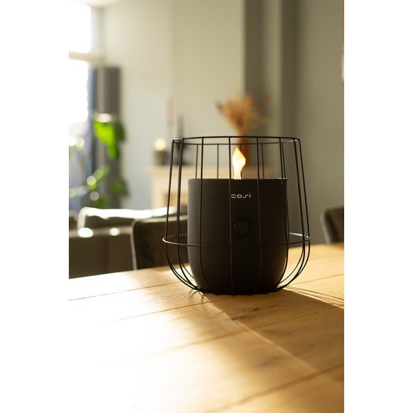 Melna gāzes lampa Cosi Basket, augstums 31 cm-image-4