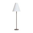 Brūna stāvlampa ar auduma abažūru (augstums 153 cm) Navat – Kave Home