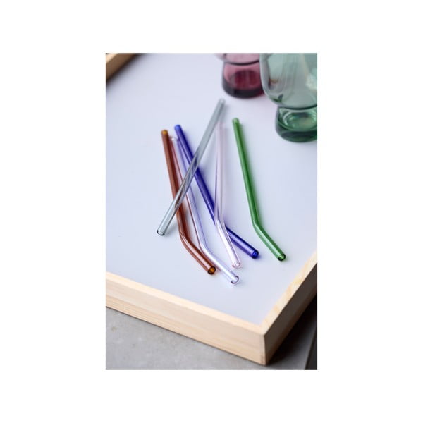 Stikla salmiņi ar tīrīšanas birstīti (4 gab.) – Lyngby Glas-image-3