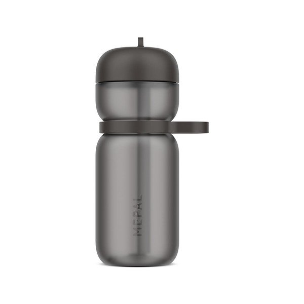 Antracīta pelēka plastmasas pudele 600 ml Active – Mepal-image-4