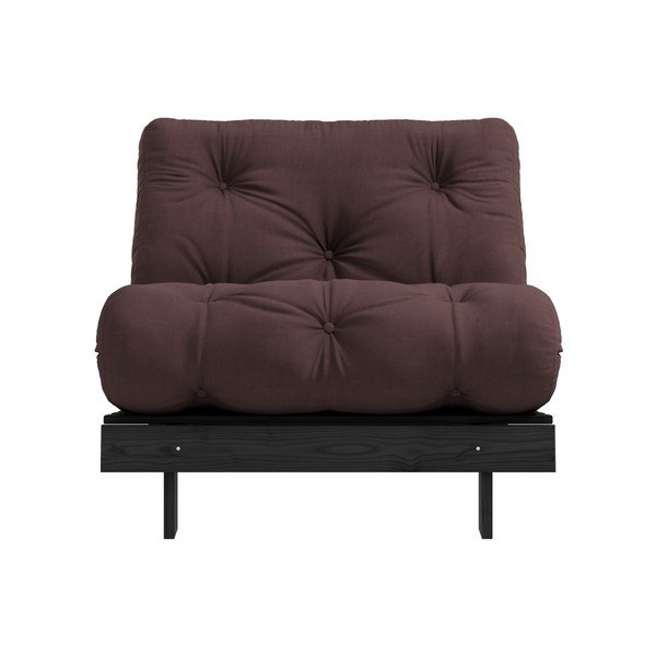 Izvelkamais krēsls Karup Design Roots Black/Brown-image-1