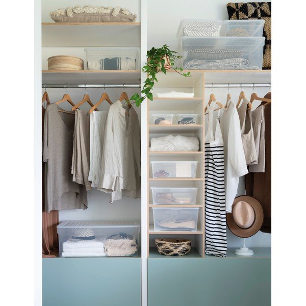 Plastmasas uzglabāšanas kaste ar vāku 60x39x23 cm – Curver-image-2