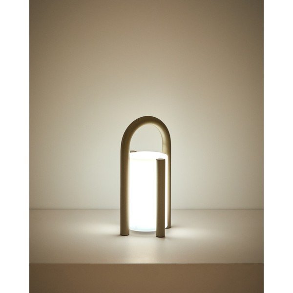 LED pārvietojams āra gaismeklis ar USB ø 14 cm Leros – Kave Home-image-2