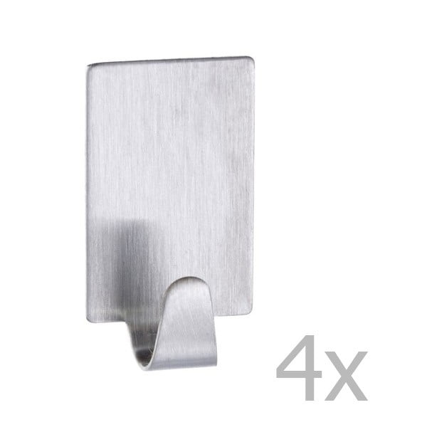 4 nerūsējošā tērauda āķu komplekts Wenko Hooks-image-1