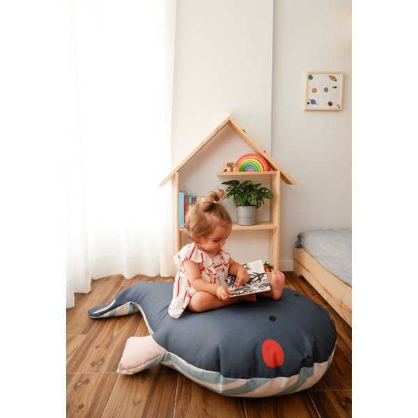 Pelēks bērnu sēžammaiss Whale – The Wild Hug-image-1