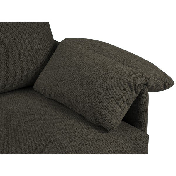 Melni pelēks atpūtas krēsls Interieurs 86 Zoe-image-1