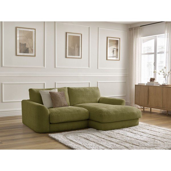 Haki stūra dīvāns no šenila auduma (ar labo stūri/ar zvilni) Leonore – Bobochic Paris-image-3