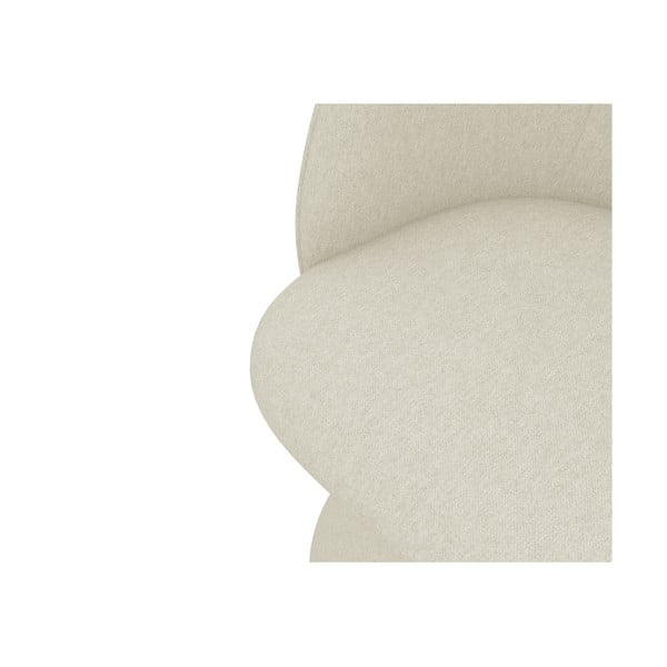 Krēmkrāsas polsterēts ēdamistabas krēsls Maia – Makamii-image-4