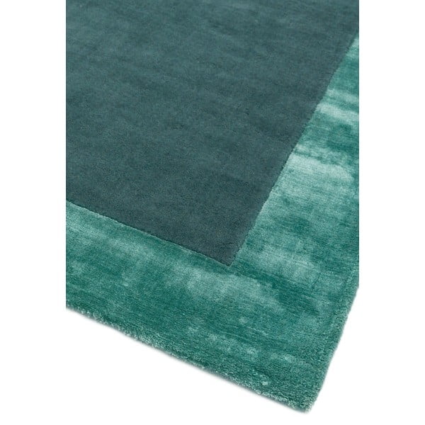 Zaļganzils ar rokām darināts paklājs no vilnas maisījuma 160x230 cm Ascot – Asiatic Carpets-image-3