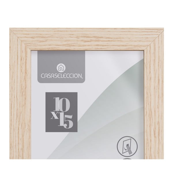 Dabīga toņa stāvošs/piekarināms foto rāmis 12,5x17,5 cm Sencillo – Casa Selección-image-1