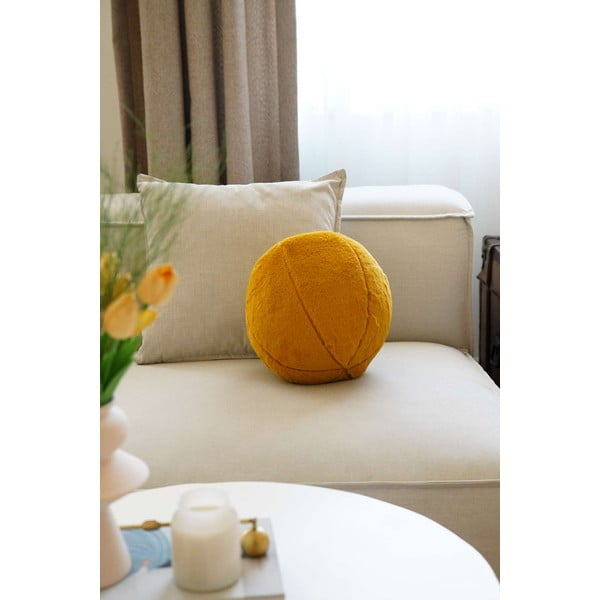 Mikroplīša dekoratīvais spilvens ø 25 cm Top – Mioli Decor-image-2