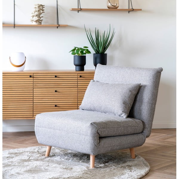 Pelēks atpūtas krēsls Marlow – House Nordic-image-1