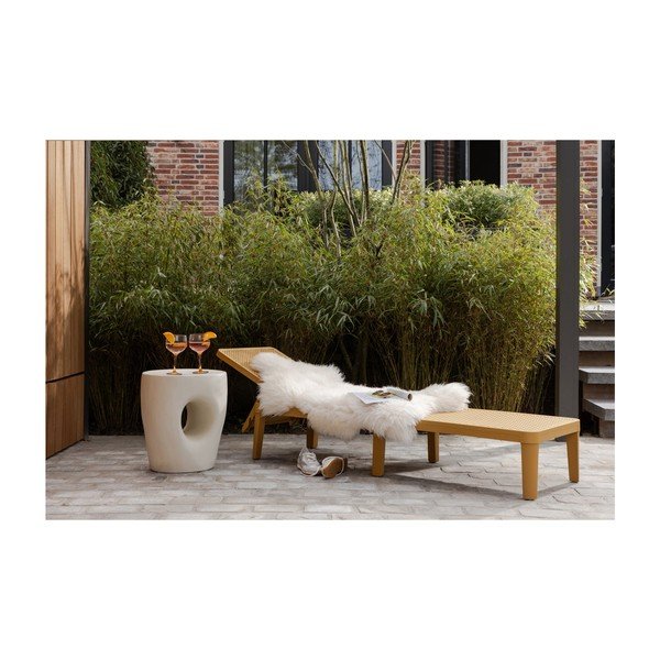 Plastmasas apaļš dārza galdiņš ø 40 cm Mica – WOOOD-image-1