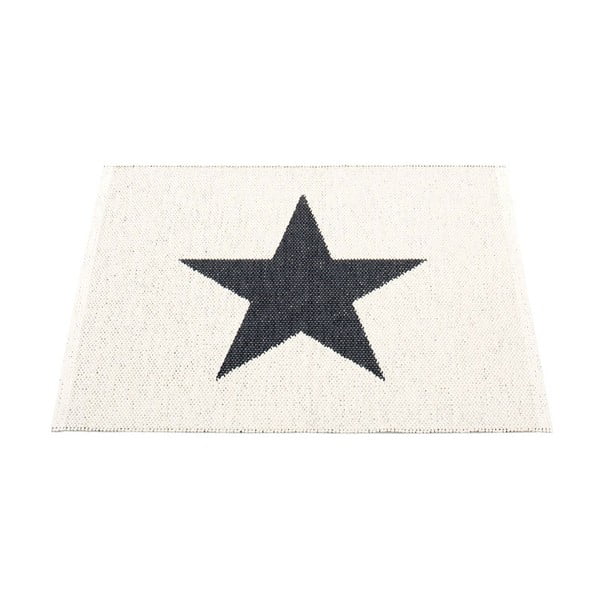 Melnbalts iekštelpu un āra paklājs 70x90 cm Viggo Black – Pappelina-image-1