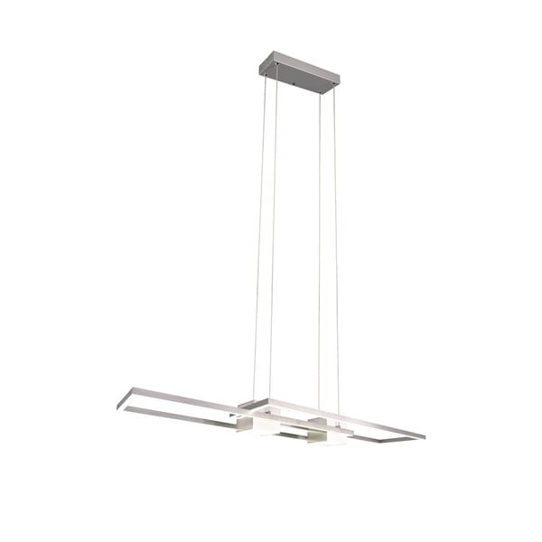 Sudraba krāsas LED piekaramā lampa ar tālvadību/ar regulējamu spilgtumu Albany – Trio-image-2