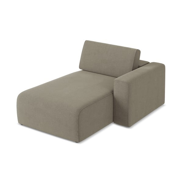 Gaiši brūna modulārā dīvāna daļa (ar labo stūri) Kalea – Makamii-image-4