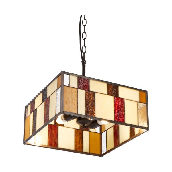 Metāla piekaramā lampa ar stikla abažūru Waldorf – Premier Housewares-image-3